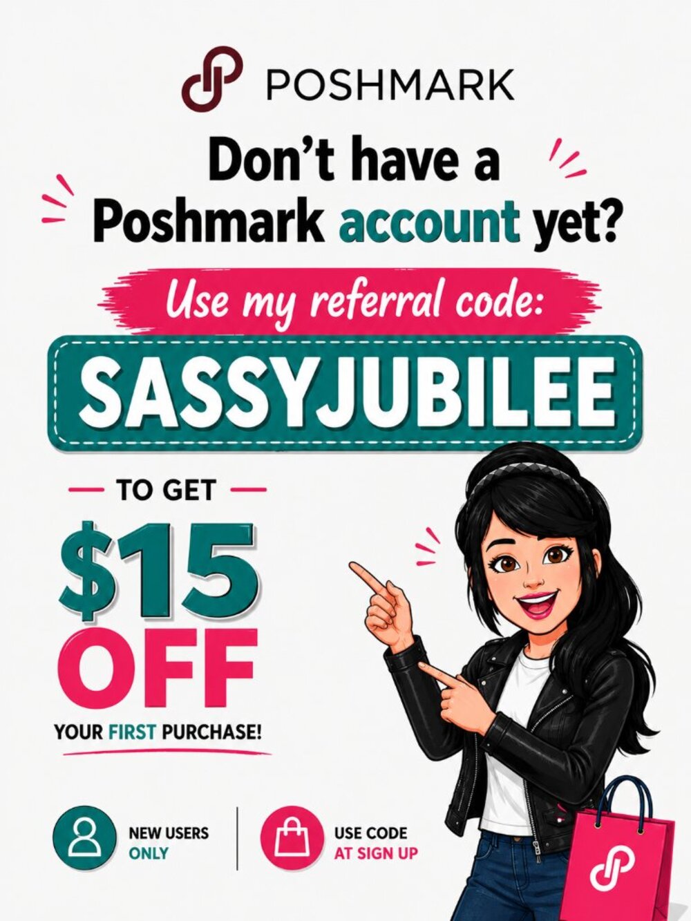 Referral code SASSYJUBILEE